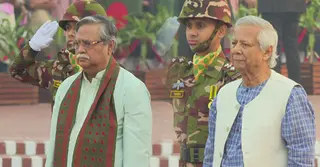 স্বাধীনতা দিবসে জাতীয় স্মৃতিসৌধ রাষ্ট্রপতি ও প্রধান উপদেষ্টার শ্রদ্ধা